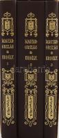 Hunfalvy János: Magyarország és Erdély eredeti képekben I-III. (reprint) 1986, Európa. Aranyozott, f...