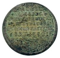 Habsburg Birodalom 1687. "I. József pozsonyi koronázása" Ag koronázási zseton. "IOSEP...