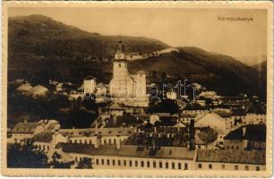 1911 Körmöcbánya, Kremnitz, Kremnica; látkép, vártemplom. Ritter Sándor kiadása / general view, castle church (EK)