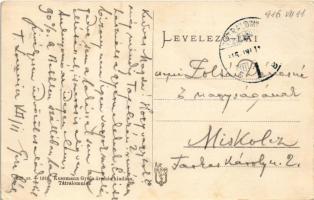 1915 Tátralomnic, Tatranská Lomnica (Magas-Tátra, Vysoké Tatry); Lomnicz szálloda, zenekar a pavilon...