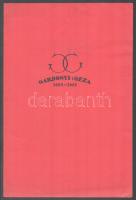 1939 Bp., elismerőlevél Gárdonyi Géza olvasójának, az író arcképével, bélyegzett aláírásokkal