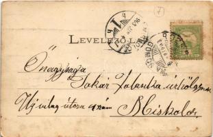 1903 Krasznahorkaváralja, Krásnohorské Podhradie (Rozsnyó, Roznava); Krasznahorka vára. Fuchs Adolf ...