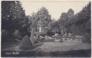 1903 Temesvár, Timisoara (?); Villa Olga kertje / villa garden. photo (EK)