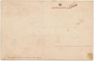 Diósgyőr (Miskolc), várrom. Földes-féle Margit Creme reklám (ázott / wet damage)