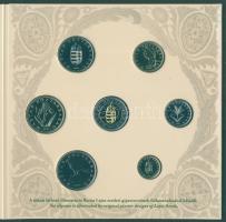 2007. 1Ft-100Ft 8klf db, szettben, benne "Berán Lajos és a pengő" Ag (999) emlékérem T:BU ...