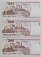 2007. 500Ft (3db) "EB" T:UNC,AU