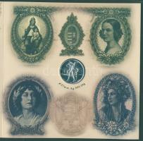 2007. 1Ft-100Ft 8klf db, szettben, benne "Berán Lajos és a pengő" Ag (999) emlékérem T:BU ...