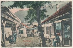 1913 Ada Kaleh, Török bazár, üzletek / Turkish bazaar, shops (r)