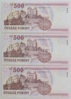 2010. 500Ft (3db) "EA" "EC" T:UNC,AU