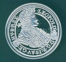 1699. 1/2Thaler Ag I.Lipót modern Ag (999) utánverete 10,37g T:PP Csak 2000db, tanúsítvánnyal!