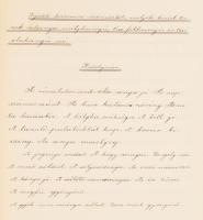 1889 Járos Gizella - ,,Magyar, német és franczia irálytani gyakorlatok", szépírás gyakorlófüzet...