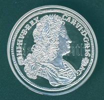 1724. 1/2Thaler Ag III.Károly modern Ag (999) utánverete 10,37g T:PP Csak 2000db, tanúsítvánnyal!