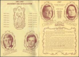 1993 Az Erzsébet-díj 1987-1993, díjazottak prospektusa