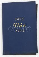 1975 Vác, a 900 éves város, leporellószerű emlékalbum 7 db fotóval