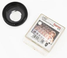 Hama Tricklinse 6-P + Carl Zeiss Jena Bernotar M49 trükkös obejktívok