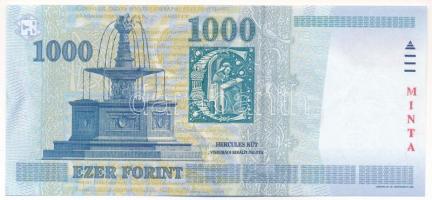 1998. 1000Ft "MINTA" felülnyomással, "DA 0000297" sorszámmal T:UNC
Hungary 1998...