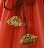 Herendi Ming mintás kínai tök alakú kézzel festett, áttört asztali lámpa. Jelzett, minimális kopássa...