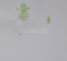 Zsolnay Pompadour 6 darab süteményes tányér. Jelzett, kis kopással, d: 19 cm