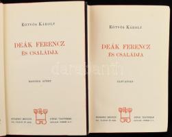 Eötvös Károly: Deák Ferencz és családja. I-II. köt. Eötvös Károly Munkái XIII-XIV. Bp., [1905], Réva...