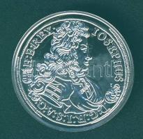 1711. 1/2Thaler Ag I.József modern Ag (999) utánverete 10,37g T:PP Csak 2000db, tanúsítvánnyal!