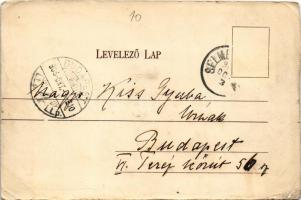 1905 Selmecbánya, Schemnitz, Banská Stiavnica; Kálvária / calvary (vágott / cut)