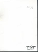 cca 1930-1940 Szendrő István (1908-2000): Balerina a levegőben, pecséttel jelzett fotó, 17,5×23,5 cm