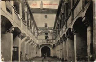 Lőcse, Levoca; Thurzó ház udvara / courtyard (EK)