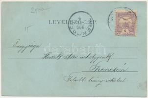 1900 Lőcse, Levoca; látkép este. Braun Fülöp kiadása / general view at night (ázott / wet damage)