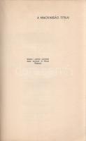 Ady Endre: 
A Minden Titkok verseiből.
Budapest, (1910). A Nyugat kiadása (Légrády Testvérek ny.) ...