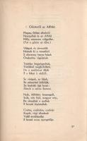 Ady Endre: 
A Minden Titkok verseiből.
Budapest, (1910). A Nyugat kiadása (Légrády Testvérek ny.) ...