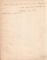 Zimmermann, Karl: 
Familienchronik der Nyirvárer Zimmermann. (Dedikált.)
(Szombathely, 1914). (Sze...