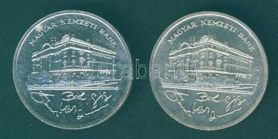 1992. 200Ft Ag "MNB" (2x) T:BU,2