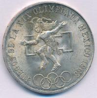 Mexikó 1968. 25P Ag "Olimpia" T:AU,XF patina
Mexico 1968. 25 Pesos Ag "Olympia"...