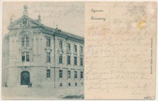 1900 Pozsony, Pressburg, Bratislava; Lyceum / líceum, gimnázium / grammar school (ázott / wet damage)