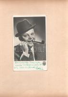 Kazal László (1911-1983) színész, énekes, dalszerző, komikus Rátonyi Róbertnek dedikált fiatalkori f...