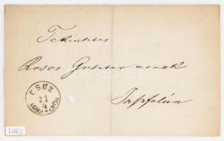 1863 Heldt Ignác komárom megyei britokos és tisztviselő halálozási értesítője