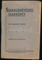 Domafalvi Andor: Szakácsművészeti szakkönyv. Bp., 1942, szerzői kiadás (Budafok, Sugár-ny.), 327+(1) p. Második kiadás. Kiadói papírkötés, kissé foltos, sérült, a gerincnél ragasztott borítóval, kissé sérült címlappal, néhány kissé foltos lappal.