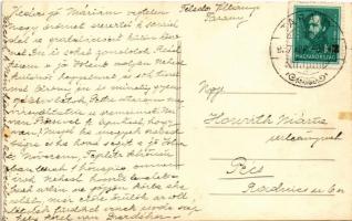 1937 Tarany (Somogy), templom belső karácsonykor. photo