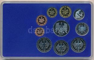 NSZK 1999D 1pf-5M (10xklf) forgalmi sor műanyag dísztokban, külső karton tokkal T:PP 
FRG 1999D 1 P...