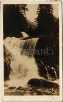 1929 Tátra, Magas-Tátra, Vysoké Tatry; Tarpatak-völgy, vízesés / Studená dolina, Vodopad Kaskády / waterfall (EK)