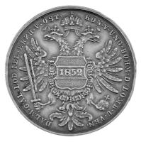 Osztrák-Magyar Monarchia 1852. "Ferenc József újévi emlékérem" Ag emlékérem (8,79g/29mm) T...