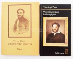 Weres Dániel: Wesselényi Miklós. Bp.,1983,Móra. Kiadói kartonált papírkötés. + Trócsányi Zsolt: Wesselényi Miklós hűtlenségi pere. Labirintus. Bp.,1986, Helikon. Kiadói papírkötés