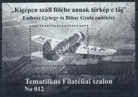 2022 Tematikus filatéliai szalon Endresz György és Bittay Gyula emlékére emlékív No. 012