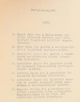 Phylaxia Szérumtermelő Rt. laboratóriumainak összegyűjtött közleményei. 1933-1934. Különlenyomatok g...