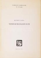 Kunffy Lajos: Visszaemlékezéseim. Somogyi Almanach 31-33. sz. Kaposvár, (Somogy m. Nyomdaipari Vállalat-ny.) Kiadói papírkötés. Megjelent 1000 példányban.