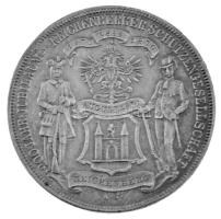 Osztrák-Magyar Monarchia 1870. "A Reichenbergi Lövész Egyesület 200 éves évfordulójára" Ag...