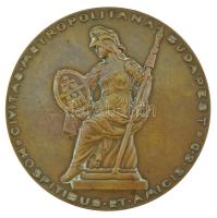 Berán Lajos (1882-1943) 1931. "CIVITAS METROPOLITANA BUDAPEST HOSPITIBUS ET AMICIS S D / AZ IFJ...