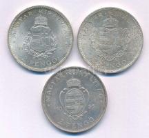1935. 2P Ag "Pázmány" + 1935. 2P Ag "Rákóczi" + 1936. 2P Ag "Liszt Ferenc&q...