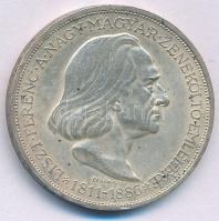 1936. 2P Ag &quot;Liszt Ferenc&quot; T:AU,XF kis patina Adamo P7.3