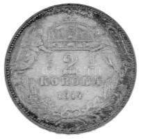 1914KB 2K Ag "Ferenc József" (10g) T:AU,XF patina
Hungary 1914KB 2 Korona Ag "Franz ...